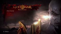 God of War III Remastered Title Screen